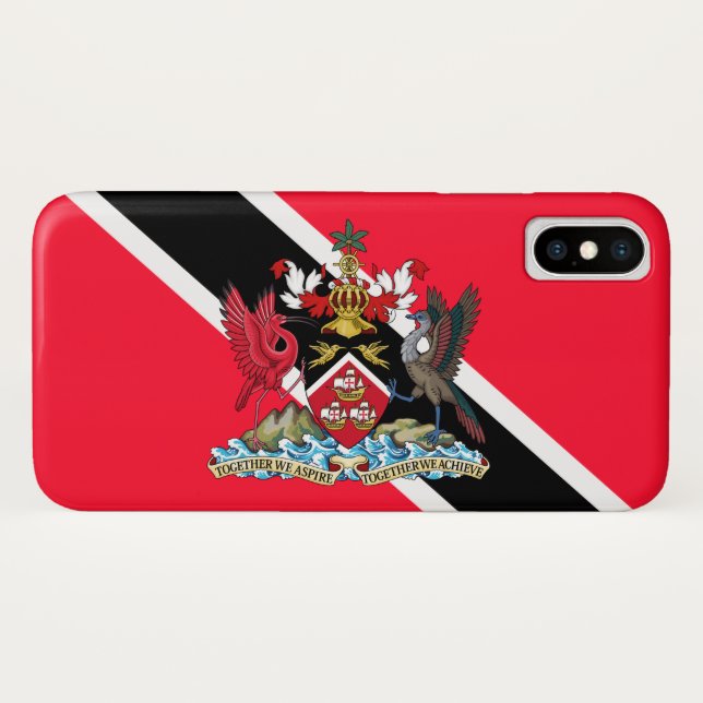 Coques Case-Mate iPhone Le Trinidad-et-Tobago (Dos (Horizontal))