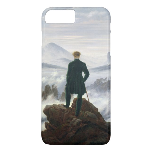 Coques Case-Mate iPhone Le vagabond au-dessus de la mer du brouillard (Dos)