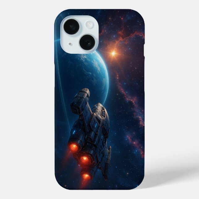 Coques Case-Mate iPhone Le vaisseau spatial futuriste (Verso)