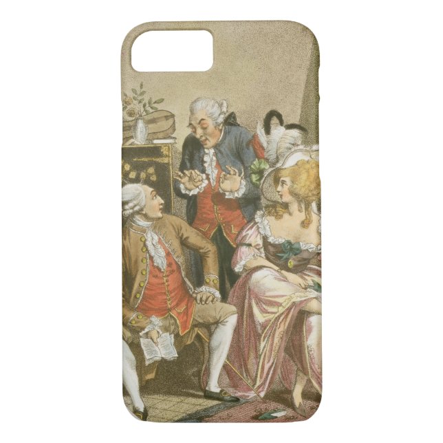 Coques Case-Mate iPhone Le vestiaire français, gravé par P.W. Tomkins (Dos)