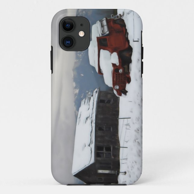 Coques Case-Mate iPhone Le vieux camion rouge (Dos)