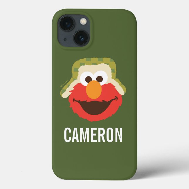 Coques Case-Mate iPhone Le visage d'Elmo Woodland | Ajouter Votre Nom (Verso)