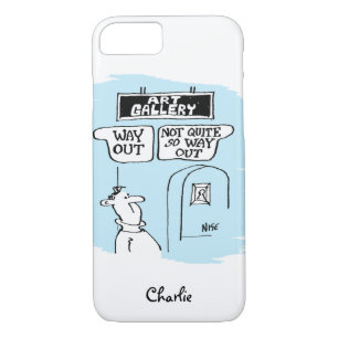 Case-Mate iPhone Case Le visiteur est perplexe par les enseignes d'une g