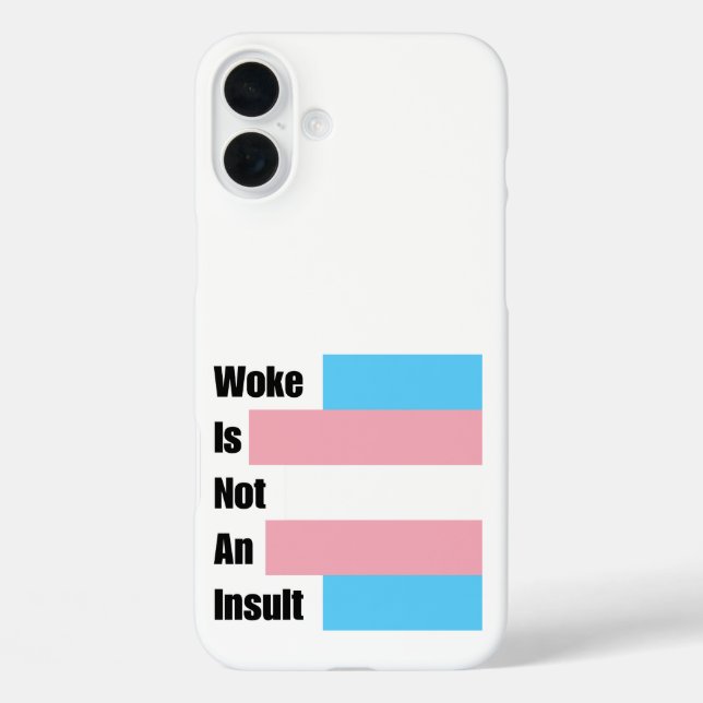 Coques Case-Mate iPhone Le Woke N'Est Pas Un Insulte (Verso)