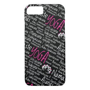 Coque Case-Mate Pour iPhone Le yoga pose des noms Sanskrit Namaste d'Asanas