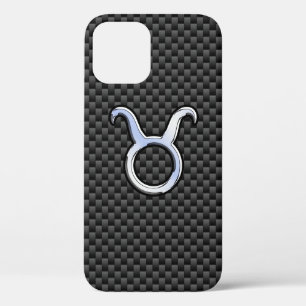 Coque iPhone 12 Le zodiaque de Taureau se connectent la copie de