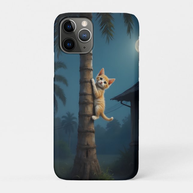 Coques Case-Mate iPhone Learning to Climb – Cute Cat Moment (Dos)