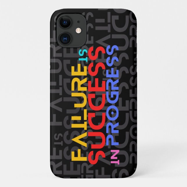 Coques Case-Mate iPhone L'Échec Est Le Succès En Cours Citations Motivatio (Dos)