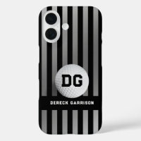 Lecteur Golf | Initiales en argent