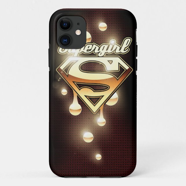 Coques Case-Mate iPhone Lecteurs d'or Supergirl (Dos)