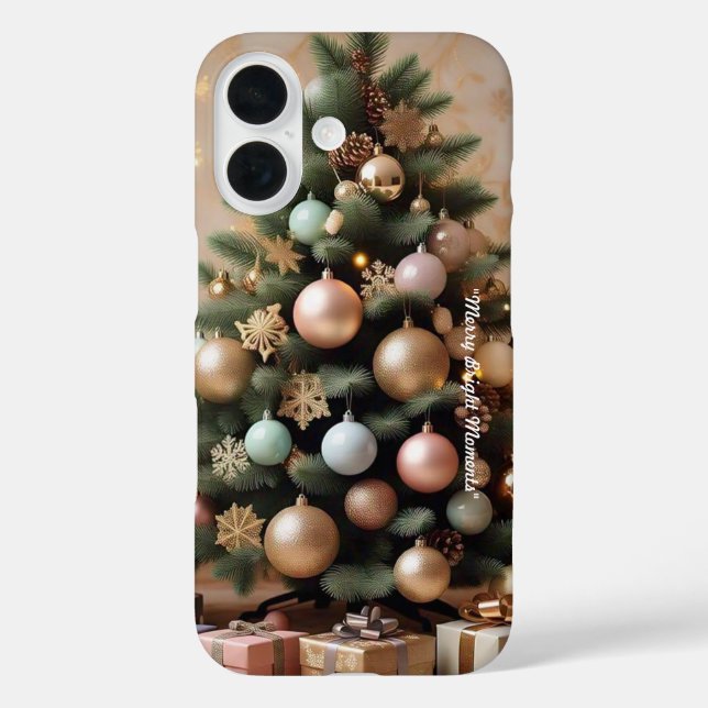 Coques Case-Mate iPhone "L'élégance des arbres de Noël" (Verso)