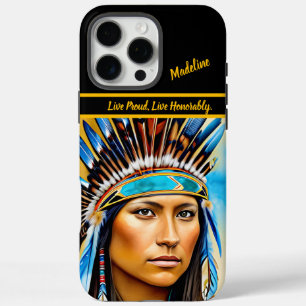 Coques iPhone 16 Pro Max L'élégance tribale de l'art autochtone