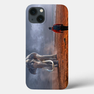 iPhone 13 Case L'éléphant d'Imaginaire et l'homme