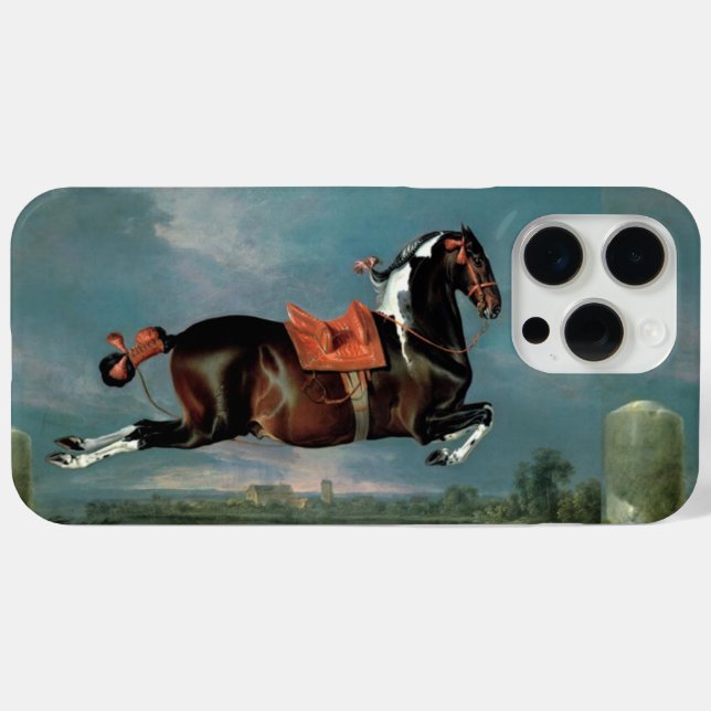 Coques Case-Mate iPhone L'élevage du Cheval Piebald "Cehero" (Verso (horizontal))
