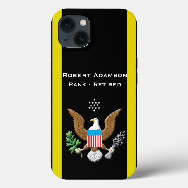 Coques Case-Mate iPhone L'emblème de la Défense de l'Armée militaire perso (Verso)