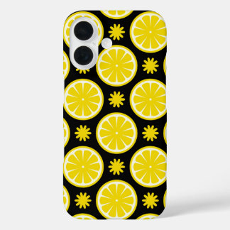 Coque Pour iPhone 16 Lemon Pattern