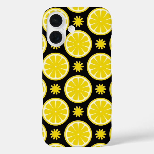 Coques Case-Mate iPhone Lemon Pattern (Verso)
