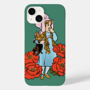 Coques Pour iPhone L'ensorceleuse vintage de Oz, Dorothy, fleurs de p
