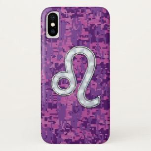 Coques Pour iPhone Léo Connexion Girl rose Fuchsia Camo numérique