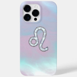 Coque Pour Pour iPhone 14 Pro Max Leo Zodiac Connexion Pastels Style Nacre