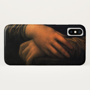 Coque iPhone X Leonardo Mona Lisa Hands