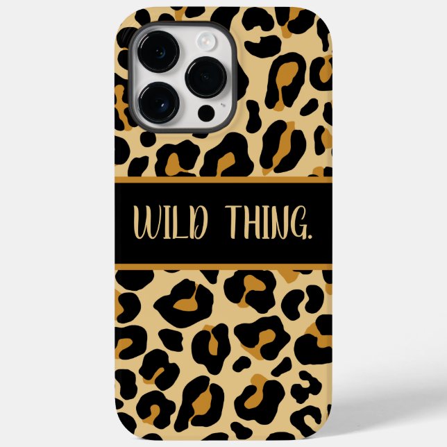 Coques Case-Mate iPhone Léopard classique classique moderne imprimé classi (Verso)