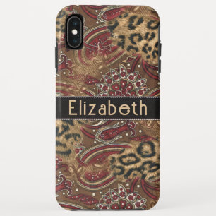 Etui iPhone Case-Mate Léopard et copie de motif de Paisley à
