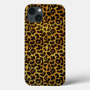 iPhone 13 Coque Leopard Fur Print Animal Pattern
