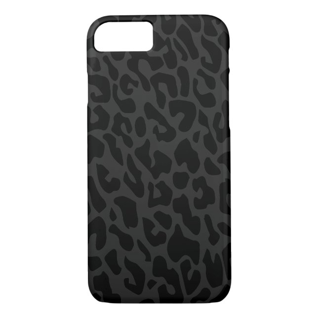 Coques Case-Mate iPhone léopard noir (Dos)