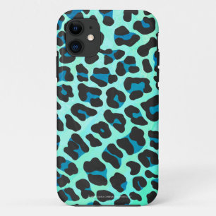Case-Mate iPhone Case Léopard noir et Turquoise
