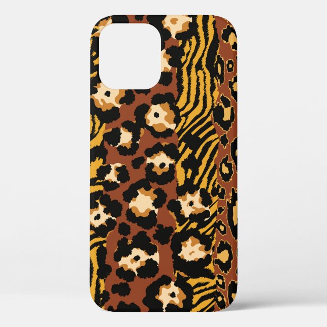 Coques Case-Mate iPhone Léopard, peaux de tigre, motif sauvage. (Verso)