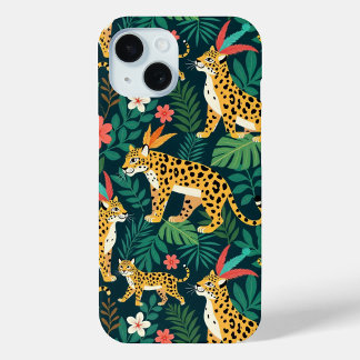 Coque Pour iPhone 15 Léopards