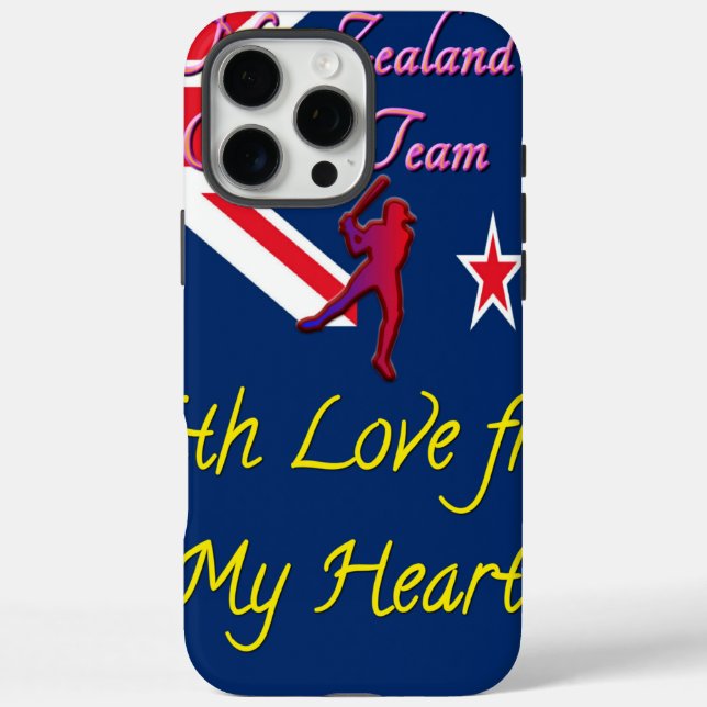 Coques Case-Mate iPhone L'équipe de cricket néo-zélandaise : L'amour de mo (Verso)