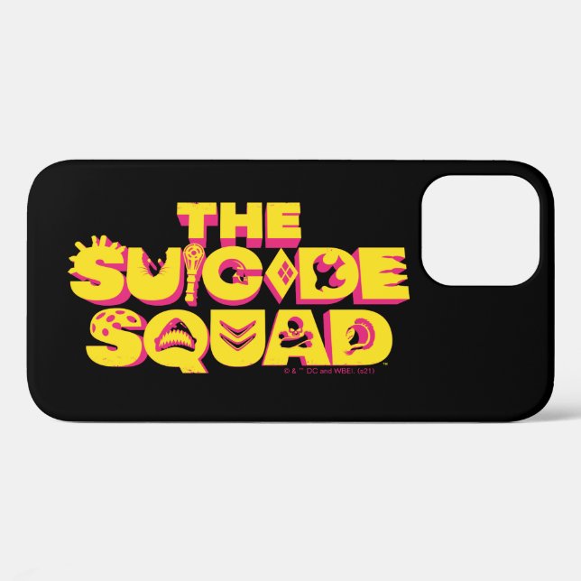 Coques Case-Mate iPhone L'équipe du suicide | Logo d'icône de caractère (Verso (horizontal))