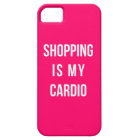 Les achats sont mon cardio- sur des roses indien