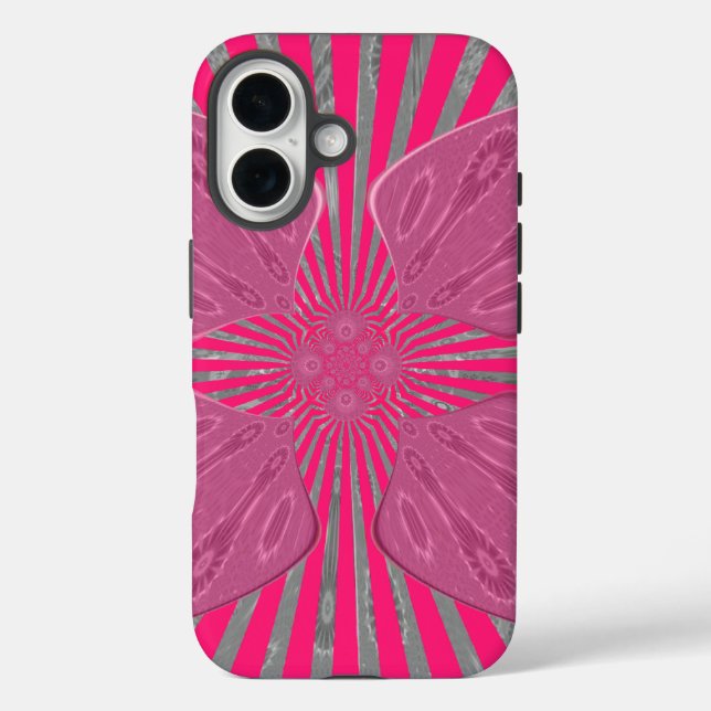 Coques Case-Mate iPhone Les ailes de la fleur électrique : Un Edgy Vivily  (Verso)