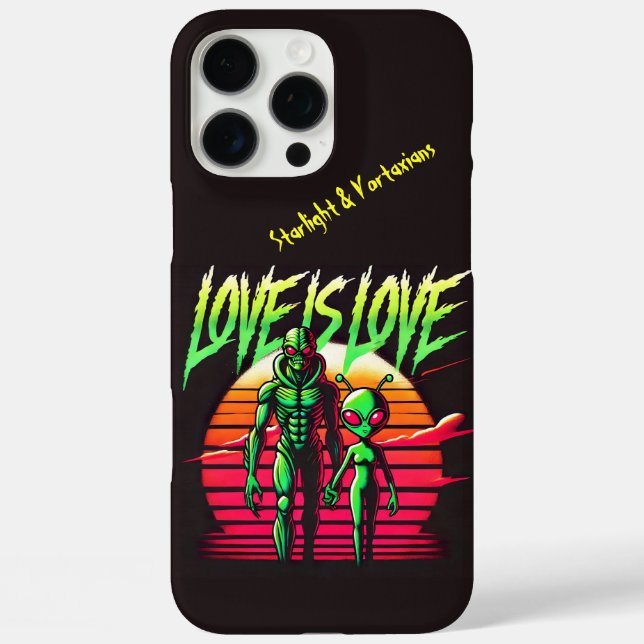 Coques Case-Mate iPhone Les Amateurs Aliens Jaillissent Sous Le Coucher De (Verso)