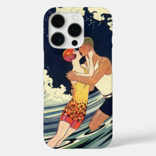 iPhone 16 Pro Case Les amateurs d'art déco vintage se baignent dans l