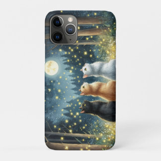 Case-Mate iPhone Case Les amis de Feline et le clair de lune