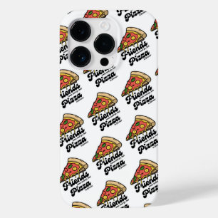 Coque Pour iPhone 14 Pro Les amis viennent et s'en vont, mais la pizza est 