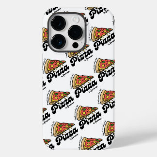 Coque Pour iPhone 14 Pro Les amis viennent et s'en vont, mais la pizza est