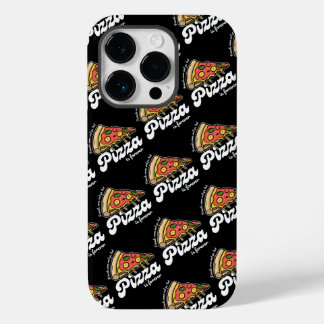 Coque Pour iPhone 14 Pro Les amis viennent et s'en vont, mais la pizza est 