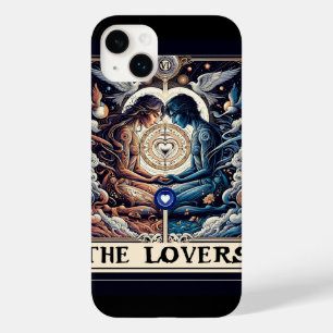 Coque Pour iPhone 14 Plus LES AMOUREUX Tarot Céleste Homme & Femme Âmes