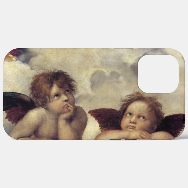 Coques Case-Mate iPhone Les anges de Raphaël (Verso (horizontal))