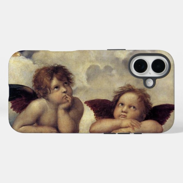 Coques Case-Mate iPhone Les anges de Raphaël (Verso (horizontal))