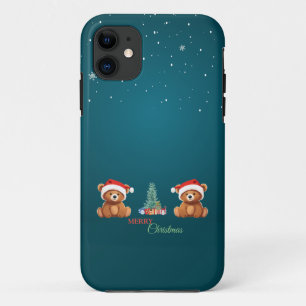 Case-Mate iPhone Case Les animaux mignons hiver Ours Père Noël arbre de 