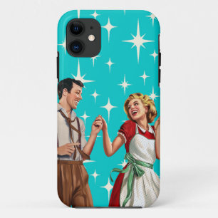 Case-Mate iPhone Case les années 50 Dancing Couple à l'ère rétro ato
