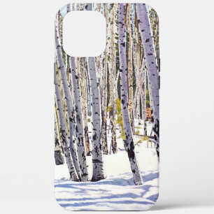 Case-Mate iPhone Case Les arbres d'Aspen dans la forêt