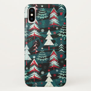 Case-Mate iPhone Case Les arbres de Noël.