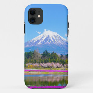 Case-Mate iPhone Case Les arbres et fleurs du Mont Fuji